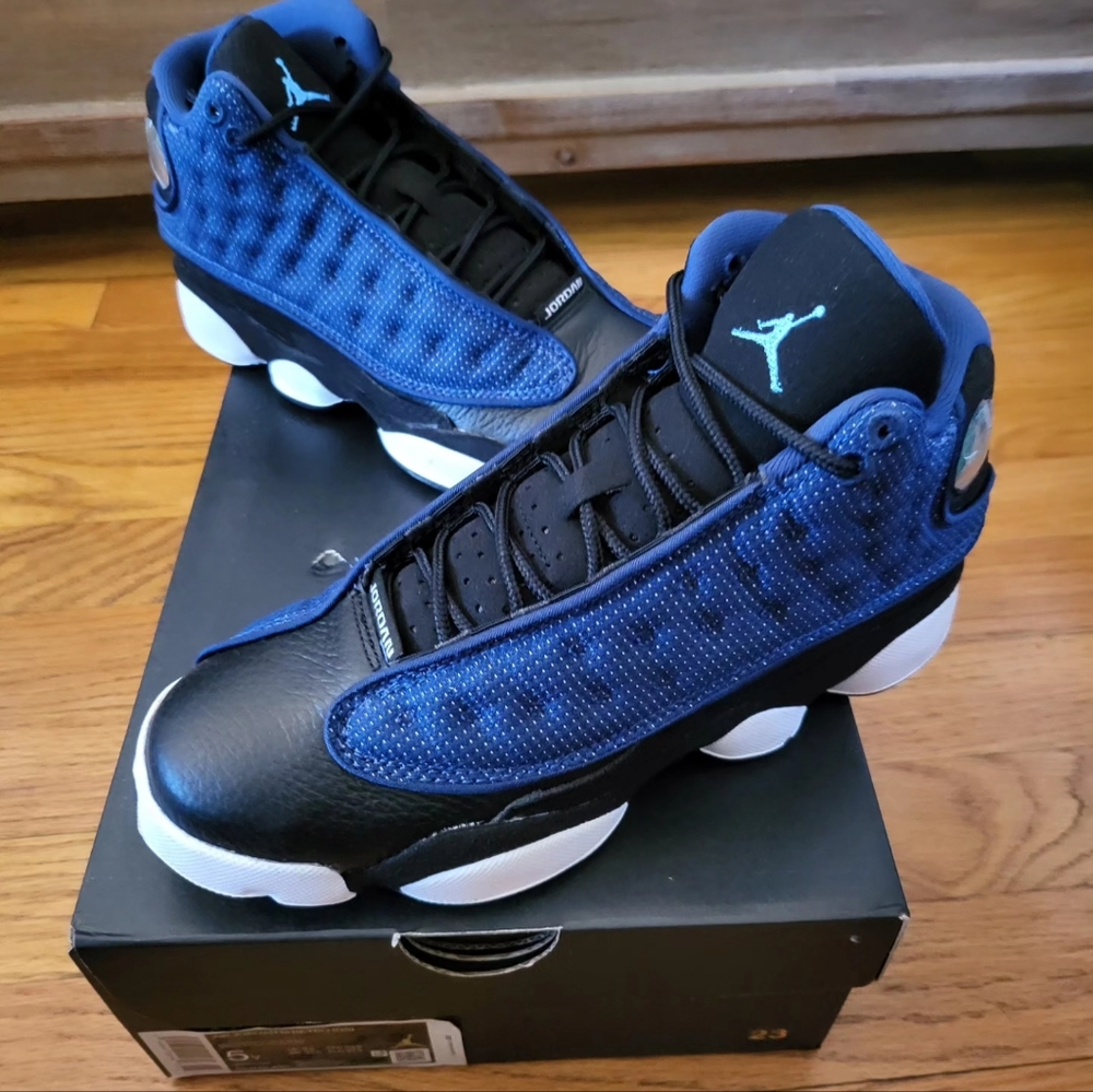 Jordan 13 Retro - Brave Blue (Size 5Y/W6.5)